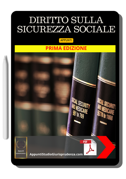 DIRITTO SULLA SICUREZZA SOCIALE