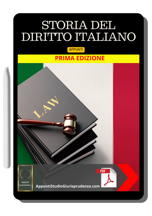 STORIA DEL DIRITTO ITALIANO